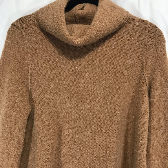 Anthropologie Akemi + Kin Aruna Turtleneck Fringe Sweater wool blend - Picture 4 of 12